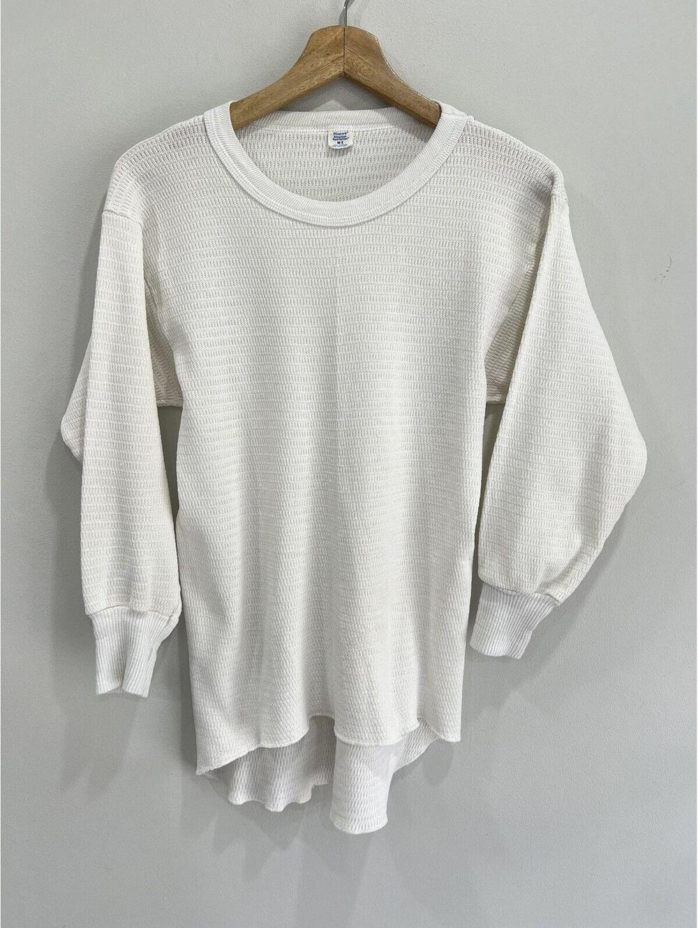 Vintage Thermal Longsleeve Shirt off white